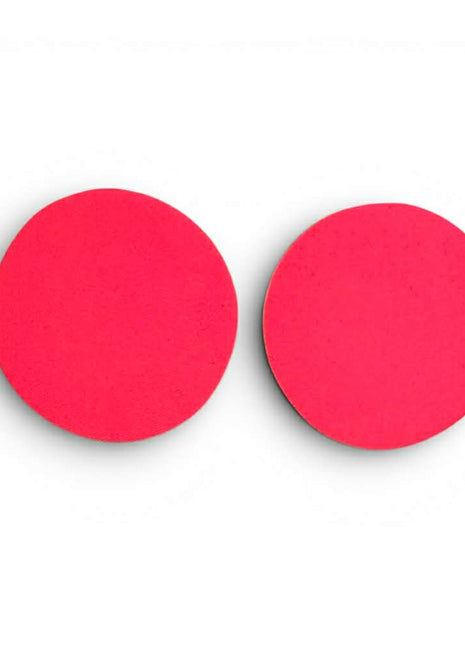 Neon Pink Neoprene Car Coasters