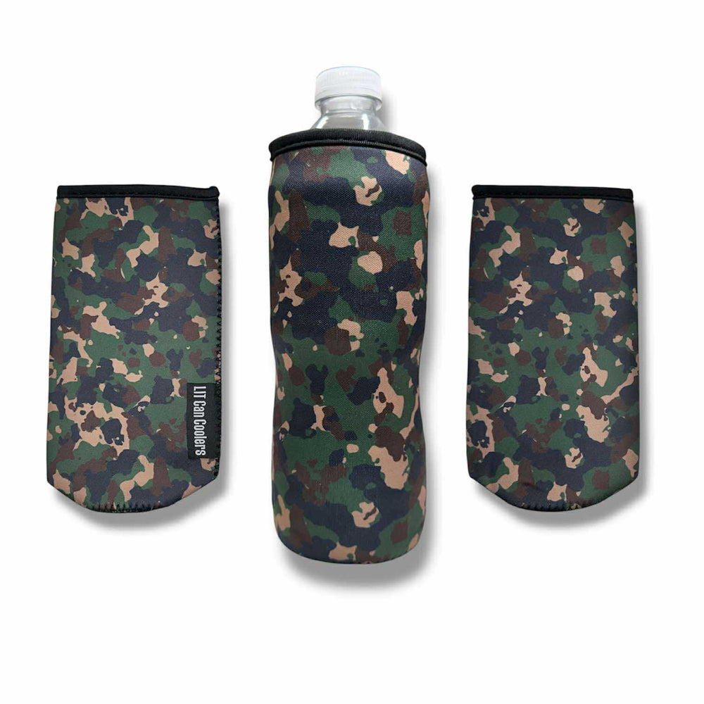3-Pack No Handle 16oz Water Bottle Sleeve - Camo