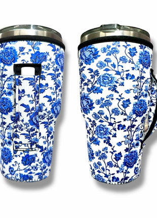 Porcelain Bloom 30oz Tumbler Handler™