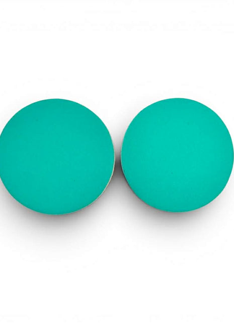 Sea Foam Green Neoprene Car Coasters