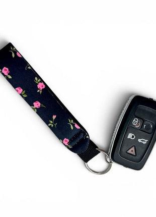 Cottage Rose Wristlet Keychain