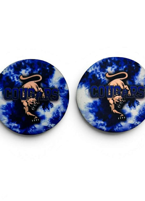 Cougars Neoprene Car Coasters