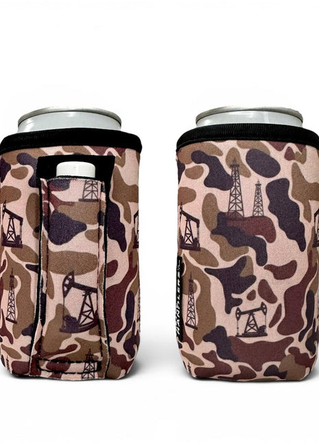 Oilfield Camo 12oz Regular Can Handler™