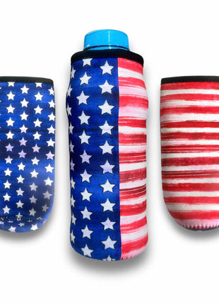 3-Pack No Handle 16oz Water Bottle Sleeve - Merica