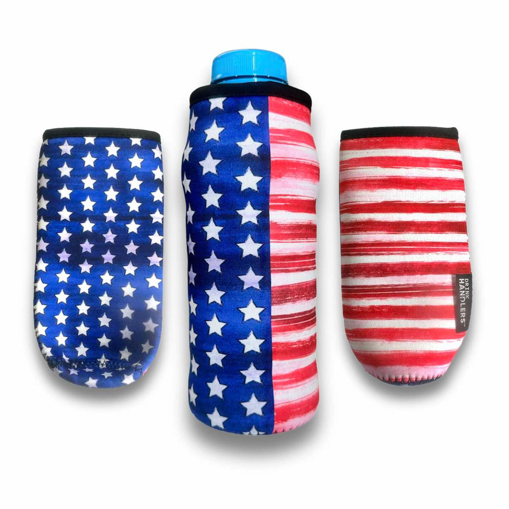 3-Pack No Handle 16oz Water Bottle Sleeve - Merica