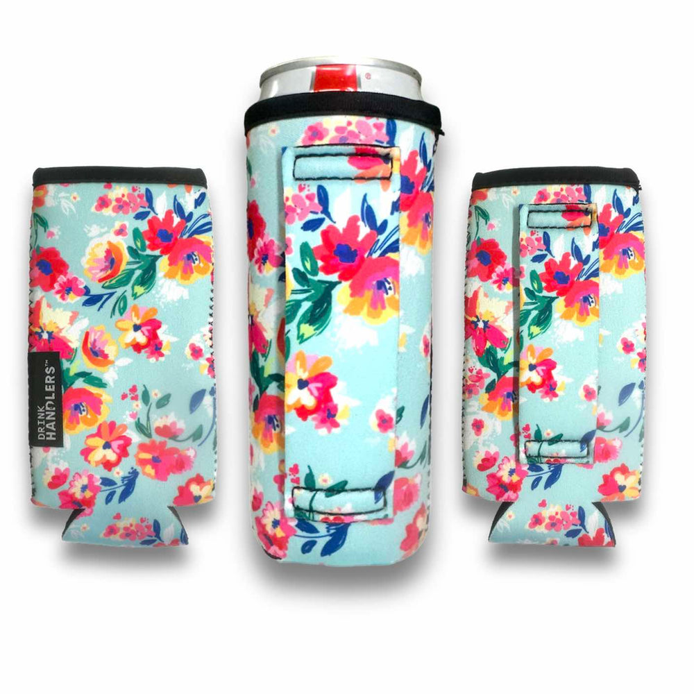 3-Pack No-Pocket 12oz Slim Can Handler™ Spring Fling