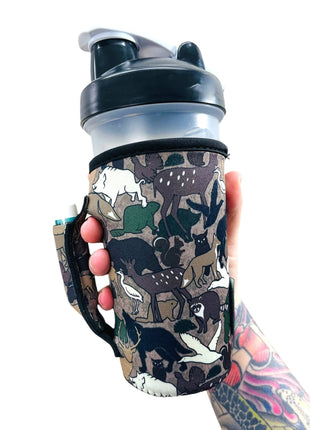 Animal Camo 20oz Large Coffee / Tea / Tumbler Handler™ - Drink Handlers