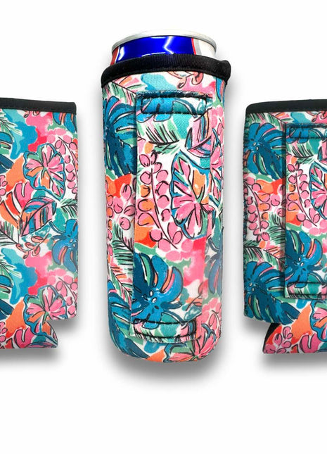 3-Pack No-Pocket 12oz Slim Can Handler™ Beach Babe