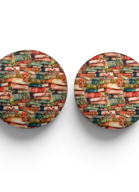 Books Neoprene Car Coasters - Drink Handlers