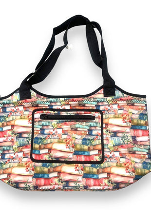 Books Neoprene Tote - Drink Handlers