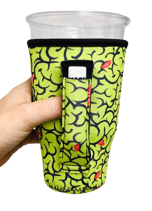 Brains 20oz Large Coffee / Tea / Tumbler Handler™ - Drink Handlers