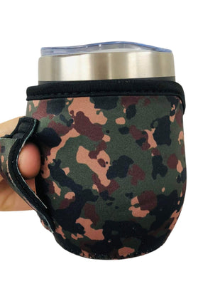 Camo 12oz Wine Tumbler Handler - Drink Handlers