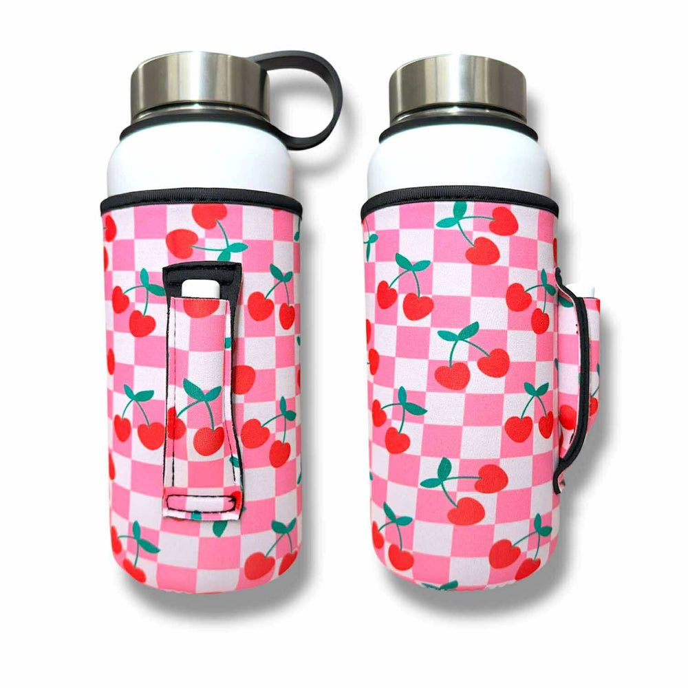 Checker Cherries 30oz Tumbler Handler™ - Drink Handlers