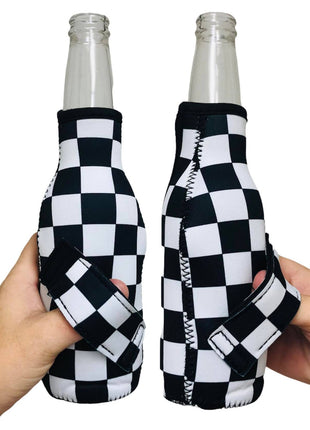 Checkerboard 12oz Bottleneck Handler™ - Drink Handlers