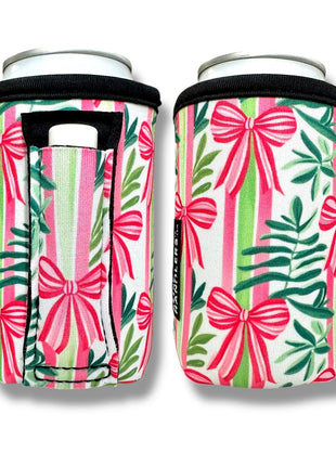 Christmas Bows 12oz Regular Can Handler™ - Drink Handlers