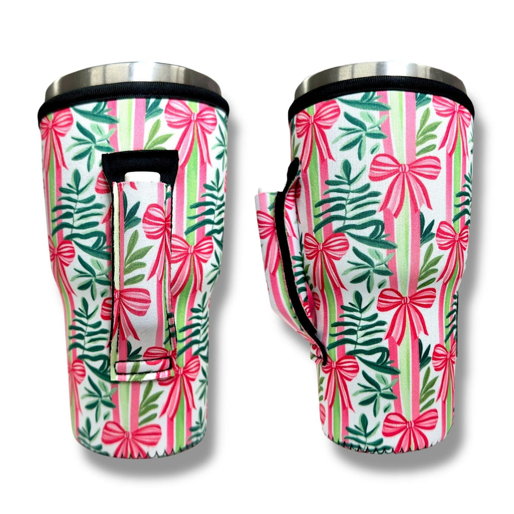 Christmas Bows 30oz Tumbler Handler™ - Drink Handlers