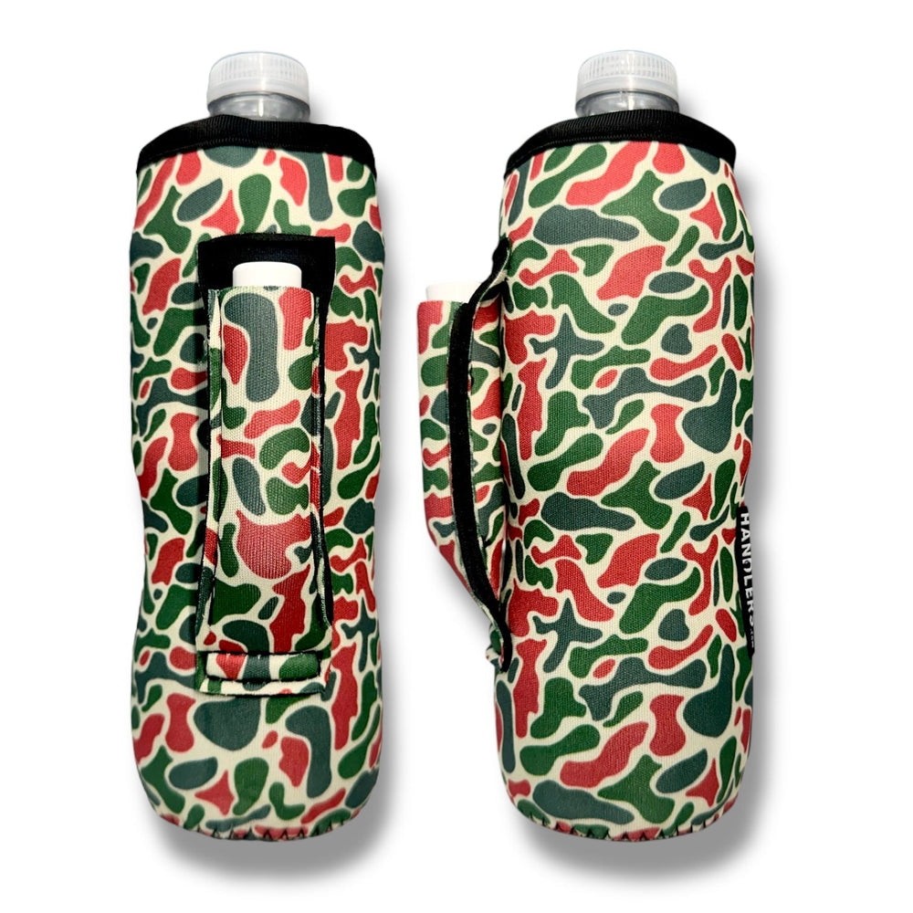 Christmas Camo 16 - 24oz Soda & Water Bottle / Tallboy Can Handler™ - Drink Handlers