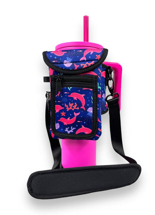 Dolphins Wrap Around Drink Pocket - Drink Handlers