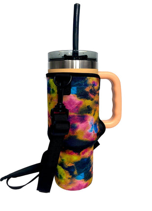 Euphoria 40oz Tumbler With Handle Sleeve - Drink Handlers