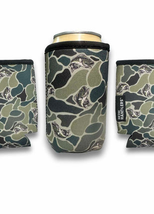 3-Pack 12oz Regular Can Sleeve Fish Camo