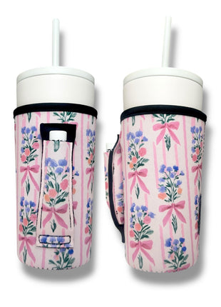 Floral Bouquet 20oz Large Coffee / Tea / Tumbler Handler™ - Drink Handlers