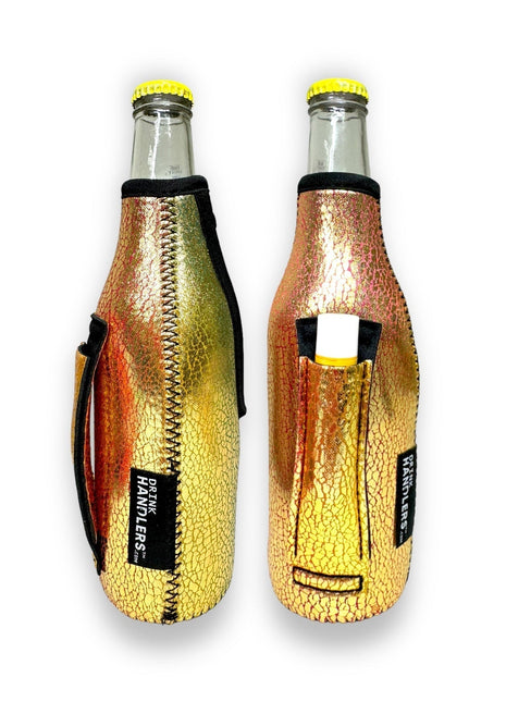 Glimmering Gold 12oz Bottleneck Handler™ - Drink Handlers