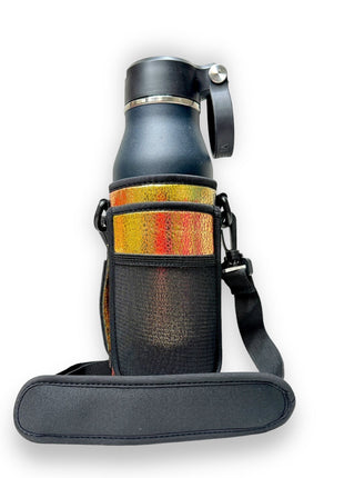 Glimmering Gold 30-40oz Tumbler Handler™ With Carrying Strap - Drink Handlers