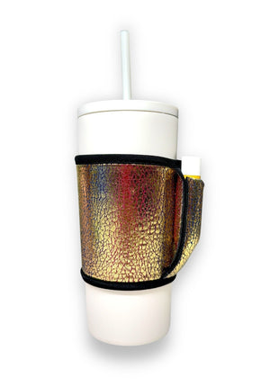 Glimmering Gold Small / Medium Bottomless Handler™ - Drink Handlers