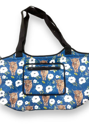 Highland Cows Neoprene Tote - Drink Handlers