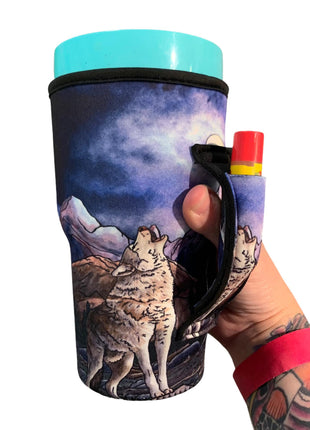 Hungry Like A Wolf 30oz Tumbler Handler™ - Drink Handlers
