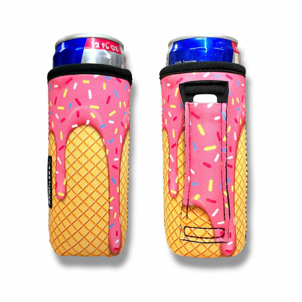 Ice Cream Drip 12 - 16oz Slim Can Handler™ - Drink Handlers