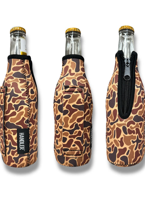 3-Pack No Pocket 12oz Bottleneck Handler - Old School Camo