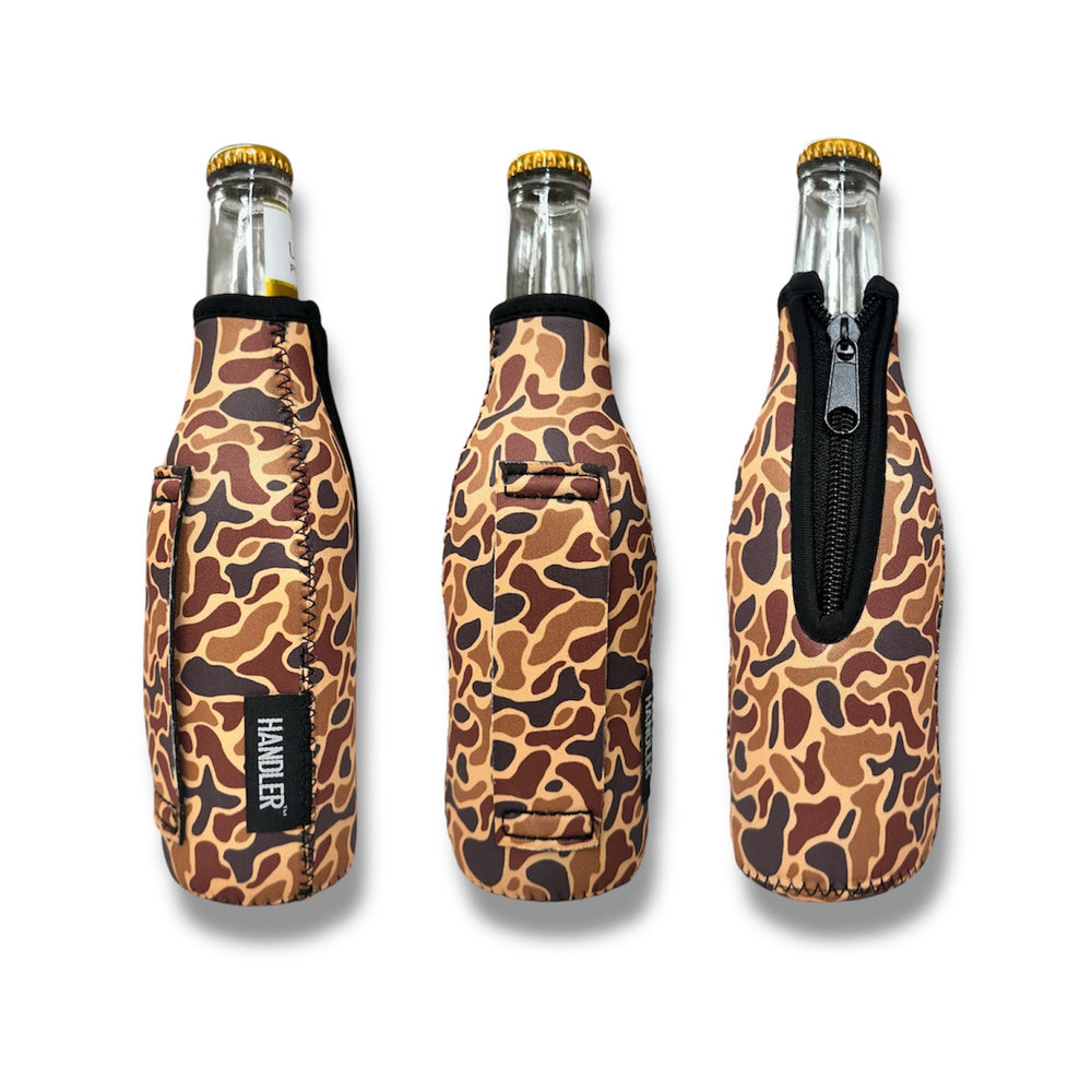 3-Pack No Pocket 12oz Bottleneck Handler - Old School Camo