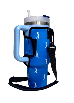 Golf 40oz Tumbler With Handle Sleeve