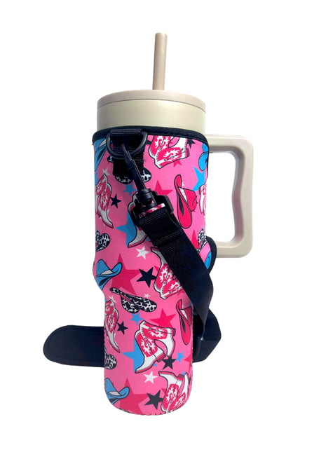 Nashville Cowgirl 40oz Tumbler With Handle Sleeve