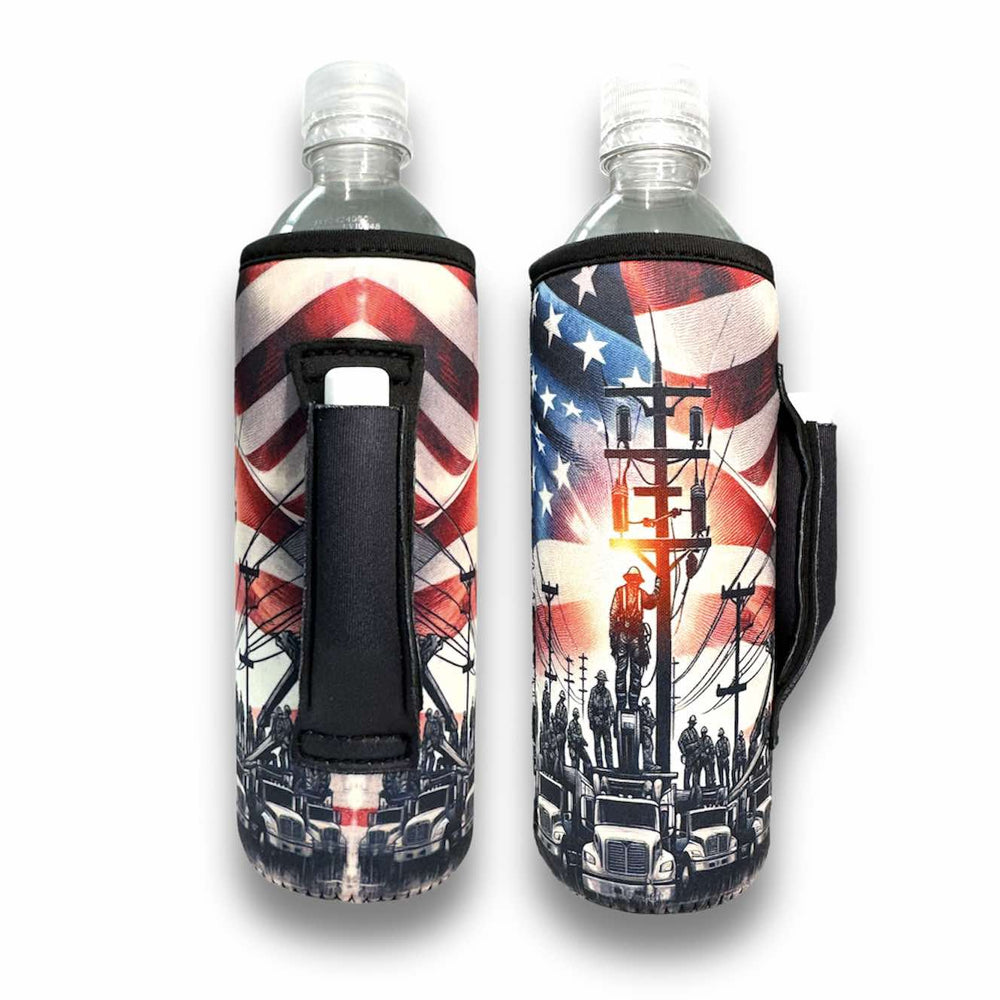 Lineman 16 - 24oz Water Bottle Handler™ - Drink Handlers