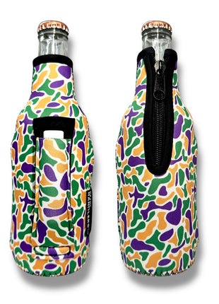 Mardi Gras Camo 12oz Bottleneck Handler™ - Drink Handlers
