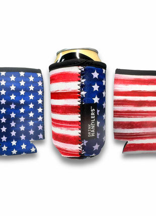 3-Pack 12oz Regular Can Sleeve Merica