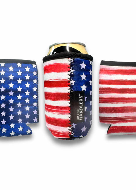 3-Pack 12oz Regular Can Sleeve Merica