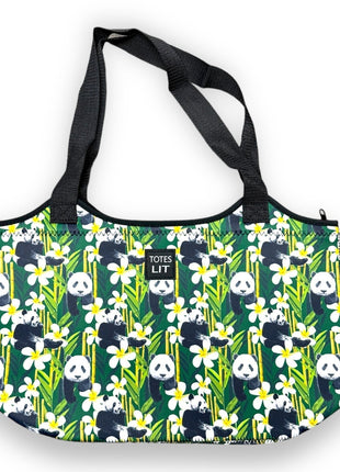 Panda Panda Neoprene Tote - Drink Handlers