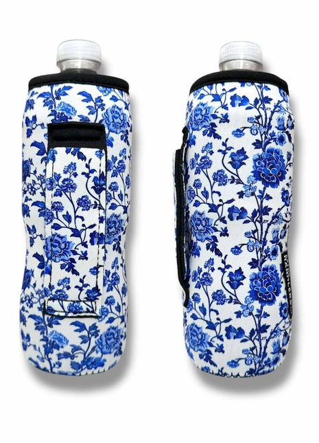 Porcelain Bloom 16 - 24oz Soda & Water Bottle / Tallboy Can Handler™ - Drink Handlers