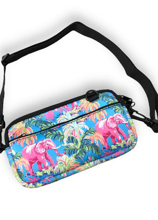 Preppy Elephant Cross Body Purse - Drink Handlers