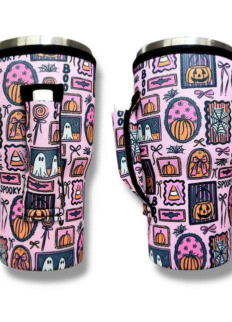 Preppy Halloween 30oz Tumbler Handler™ - Drink Handlers