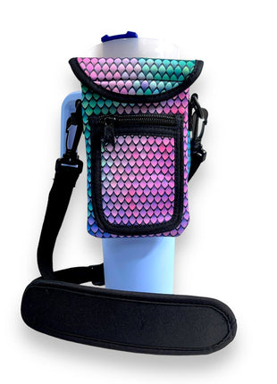 Purple Mermaid Wrap Around Drink Pocket *PREORDER* - Drink Handlers
