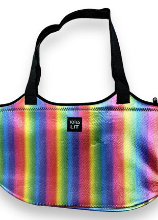 Radiant Rainbow Neoprene Tote - Drink Handlers