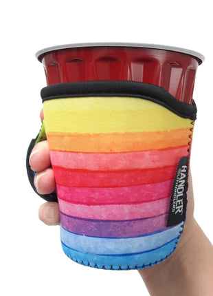 Rainbow 12oz Wine Tumbler Handler™ - Drink Handlers
