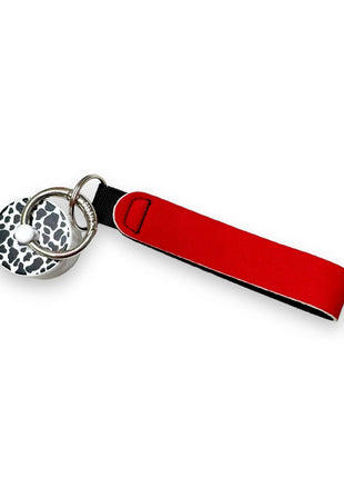 Red Wristlet Keychain - Drink Handlers