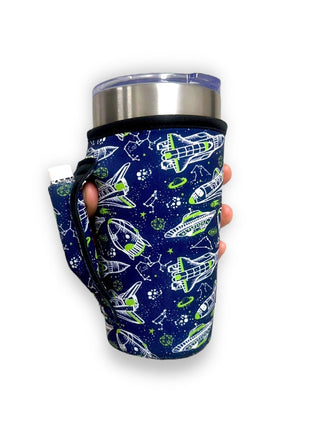 Rocket Ships 20oz Large Coffee / Tea / Tumbler Handler™ - Drink Handlers