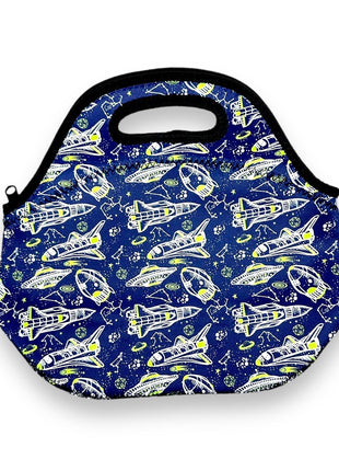 Rocket Ships Lunch Bag Tote - Drink Handlers