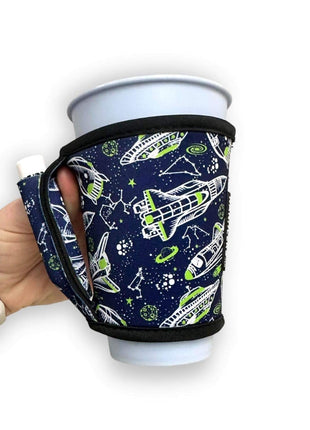 Rocket Ships Small / Medium Bottomless Handler™ - Drink Handlers